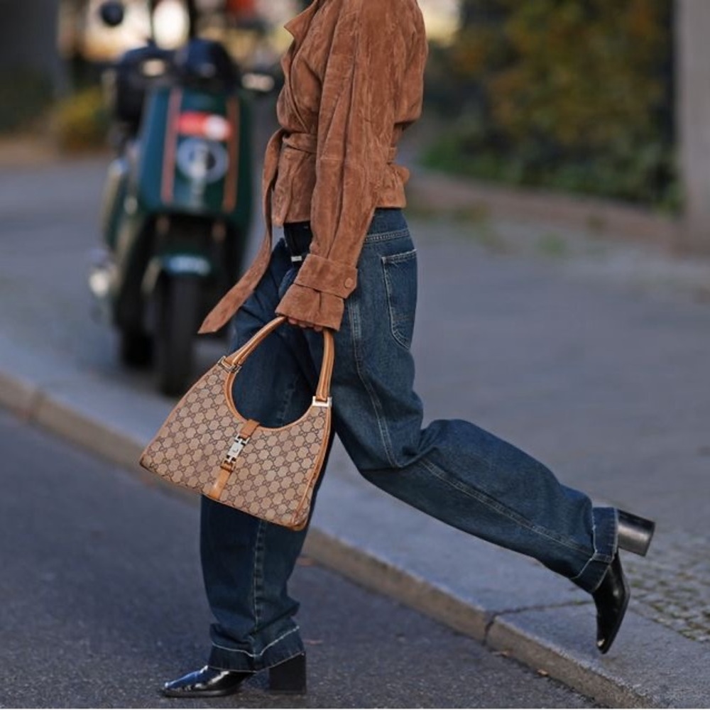 Gucci Brown Jackie Monogram Women's Bag - Picture 3 of 9